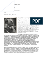 Adolf Hitler - A Short Sketch of His Life