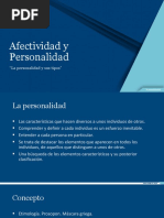 La Personalidad y Sus Tipos
