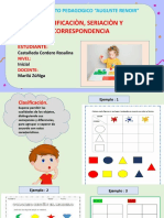 Clasificaciòn, Correspondencia y Seriaciòn