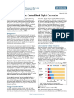 Financial Innovation: Central Bank Digital Currencies - CRS Report 3-20-2020