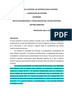 Programa de Revolución mexicana y consolidación del Estado nacional