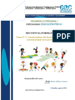 SF - Tema 1 - Características Del Desarrollo Personal y Socioemocional en La Juventud