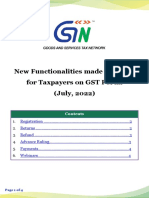 New - Functionalities - Compilation - July 2022