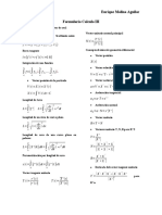 Formulario Calculo III