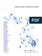 Michigan Complete Streets Training Map