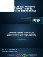 Abordaje Del Paciente Con Covid - 19 en El Servicio de Emergencias