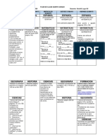 PLAN DE CLASE QUINTO GRADO 18 Al 29 de Mayo