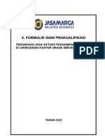 7.6 Form Isian Kualifikasi SATPAM GSP