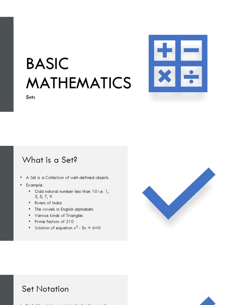 Basic set theory | PDF | Set (Mathematics) | Numbers