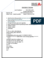 20BCA1290 Computer Graphics Worsheet1.2