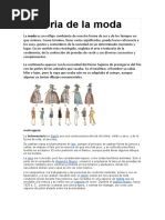 Historia de La Moda Desde Egipto | PDF | Ropa | faraón