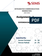 Assignment - 3: Integrated Communication Marketing