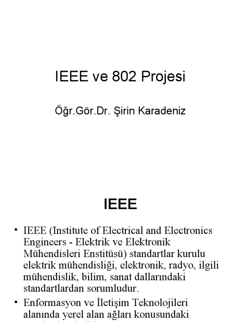 Ieee 802 PDF