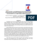 Menganalisis Laju Perpindahan Panas Konveksi Dan Konduksi Pada Fin Dengan Dinding Pada Sebuah Mesin Bakar Mempunyai 1 Sirip Model Persegi Panjang