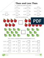 T2 M 334 Greater Than Less Than Worksheets Differentiated - Ver - 3