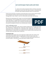 Cara Membuat Sambungan Lipat Pada Plat Tipis