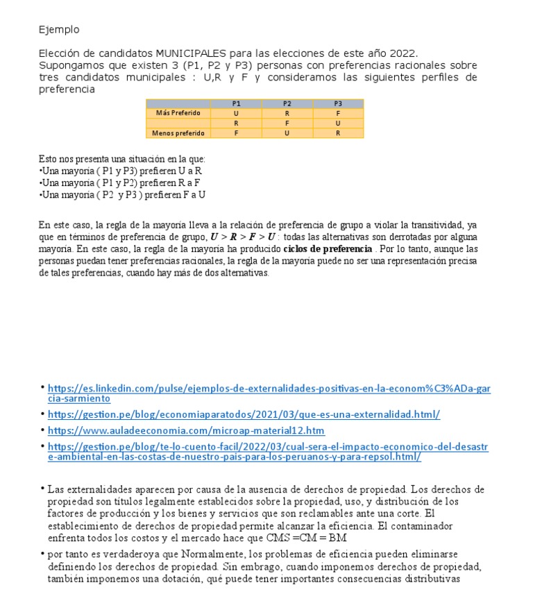 Preferencias Individuales | PDF