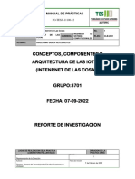 Investigacion - Reporte - Iot's - Guillermo Didier Reyes Reyes - 3701