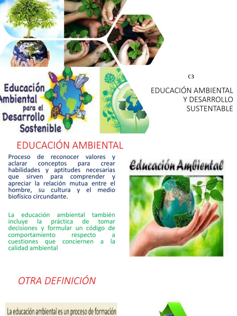 Educación Ambiental y Desarrollo Sostenible | PDF | Entorno natural ...