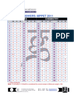 Answers MPPET 2011: Physics Chemistry