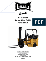 Bendi B40i4 Narrow Aisle Forklift Parts Manual