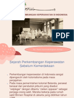 Sejarah Perkembangan Keperawatan Di Indonesia