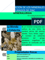 CARACTERIZACION DE LOS MINERALES SULFURADOS DE ZINC (1)