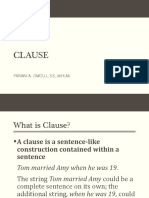 6 - Syntax (CLAUSE)