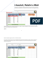 Riferimenti Assoluti, Relativi e Misti