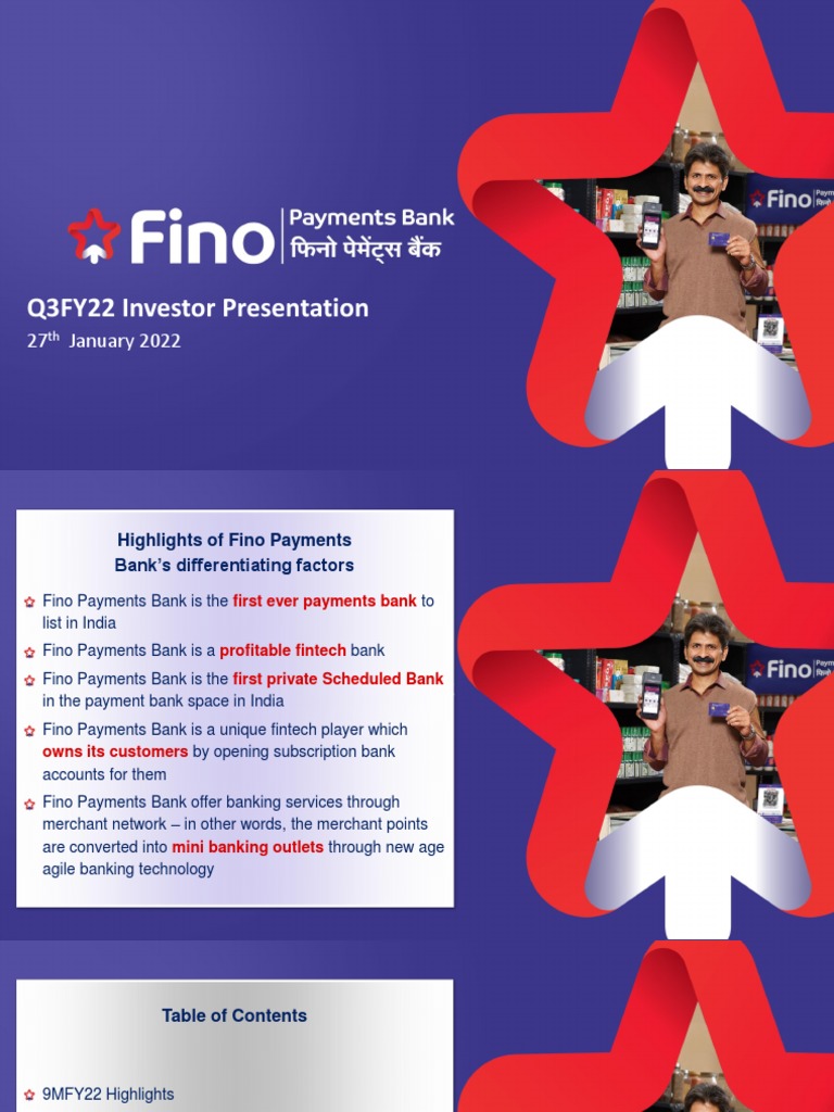 kotak bank investor presentation q3fy22