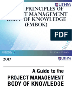 Chapter 1 Part 3 The 9 Principles of Project Management Body of Knowledge PMBoK