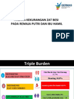 ANEMIA KEKURANGAN ZAT BESI PADA REMAJA PUTRI DAN IBU HAMIL