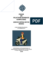 Progr AM Pelatihan Berbasis Kompetensi: Service Sepeda Motor Injeksi