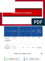 MSG Assignment Guideline