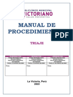 Manual de Procedimientos - Triaje