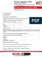 English Mixed Practice Questions 2021