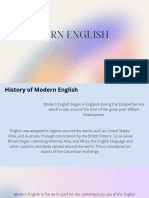 Moderne English