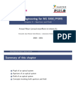 Optical Engineering 4 Aperture and Field