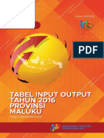 Tabel Input Output Tahun 2016 Provinsi Maluku Tahun Anggaran 2021