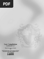 Law Compilation, Consti 1, Chapter 3 Syllabus (2011)