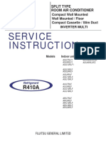 Air Conditioner Service Manual Sections