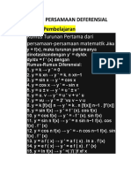 Pelaksanaan Perkuliahan Aplikasi Deferensial