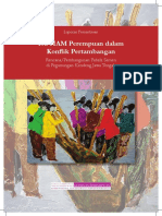 Laporan Pemantauan - Isu HAM Perempuan Dalam Konflik Pertambangan Rencana Pembangunan Pabrik Semen Di Pegunungan Kendeng Jawa Tengah