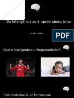 Da Inteligência ao Empreendedorismo