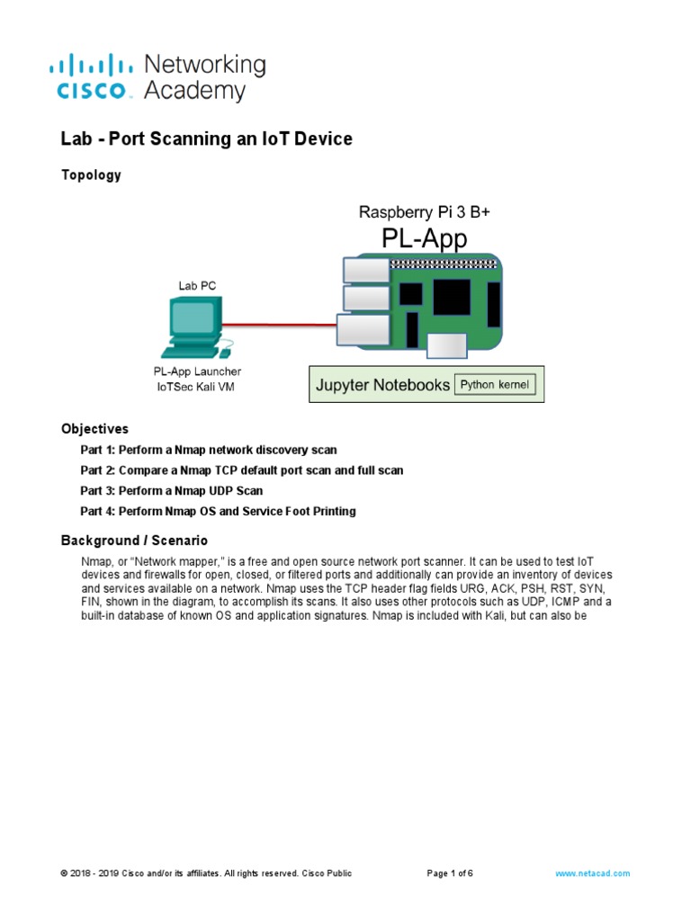 IoT Device Port Scanning Lab Guide | PDF | Port (Computer Networking ...