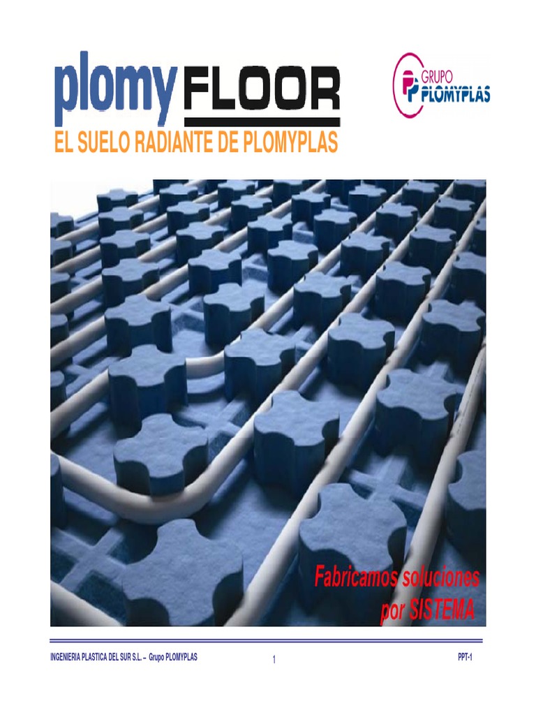 Manual Tecnico Suelo Radiante. - Plomyfloor | PDF | Conduccion termica ...