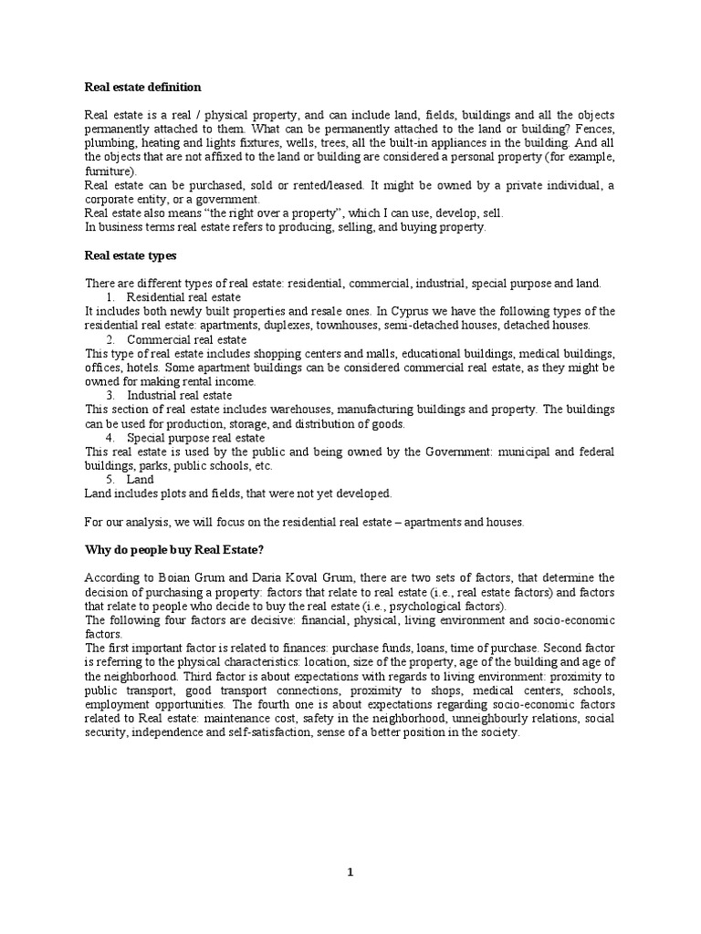 What Is Real Estate In Hindi With Example