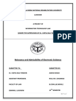 Admissibility of Electronic Evidence in Courts