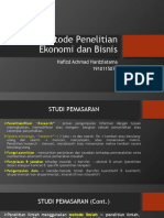 Presentasi Metedologi Penelitian Individu Hafizd Achmad H