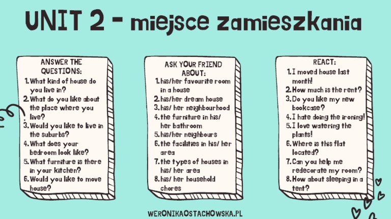 Sprawdzian Angielski Klasa 8 Miejsce Zamieszkania